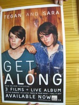 Tegan &amp; Sara Poster Get Along CD DVD Band Shot - $331.24 MXN