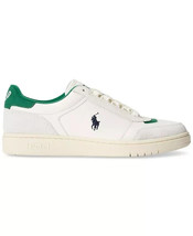 Polo Ralph Lauren Men&#39;s Court Sport Lace-up Sneakers - Green/White NIB A... - $90.00