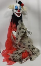 Scary Evil Clown Halloween Prop Haunted House Decoration - $45.53
