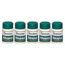 5 packs X Himalaya ABANA 60 Tabs Reduces Cholesterol | Free Shipping - £21.33 GBP