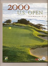 2000 US Open Golf program Tiger Woods Pebble Beach - £34.25 GBP