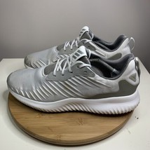 Adidas AlphaBounce RC Mens Size 13 Running Shoes Gray White Sneakers B42863 - £27.68 GBP