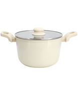 Gibson Home Barnsdall 5 Quart Ceramic Nonstick Aluminum Stock Pot with L... - $81.15 CAD
