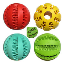 Rubber Food Ball Bite Resistant Dog Toy Mint Flavor Watermelon Tooth Ball Molar - £13.15 GBP