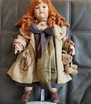 Seymour Mann Doll Connoisseur 24" RED HAIR Ginger - LTD ED RARE #973/1200 w/Bear - $180.49