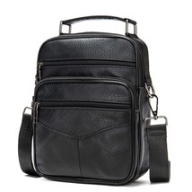 Westal 100% Leather Messenger Bag Men Shoulder Bag Genuine Leather Bag for Men D - £51.59 GBP