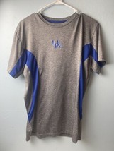Kentucky Wildcats Shirt Men’s large Gray Blue short sleeves - £9.51 GBP