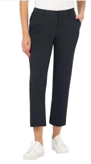 Kirkland Signature Womens Pants Black Ankle Travel Stretch Pockets Elast... - $39.99