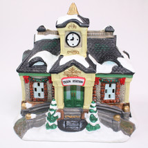 Vintage Victorian Train Village Station Christmas Village Collection Fig... - £17.74 GBP