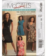 McCalls Sewing Pattern # M5752 Misses Dresses uncut - $6.77 CAD