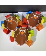 12 Thanksgiving Turkey Decoration Cake Lay ons Dozen Cartoon - $5.45