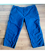 Mens Carhartt Original Dungaree Blue Cargo Painter Pants 50 X 28   A - $17.48 CAD