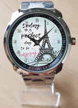Perfect Day Eiffel Tower Unique Wrist Watch Sporty - £27.97 GBP