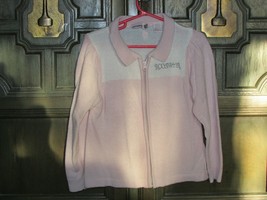 Girls Zippered Sweater - Jacket pink/white 4T Rocawear Acrylic (bx2 - 3) - £7.90 GBP