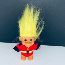 Russ Troll Doll Beefeater Palace Guard Soldier Yellow Hair Top Only Figure Toy - £10.87 GBP