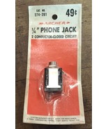 Vtg. ARCHER Radio Shack 1/4&quot;  Phone Jack 2 Conductor 274-281 - $12.78 CAD