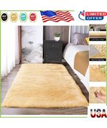 3x4 Ft Soft and Washable Yellow Fur Rug - Perfect for Bedrooms and Livin... - $86.71 CAD