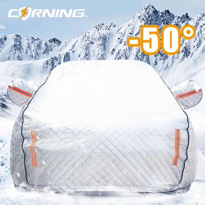 Car Covers Car Thickened Cover Waterproof Rain Frost Snow Dust Outdoor Peotector - £192.86 GBP+