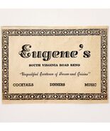 1957 Eugene&#39;s Restaurant Advertisement Reno Nevada Cuisine Vintage DWX10A - €17,16 EUR