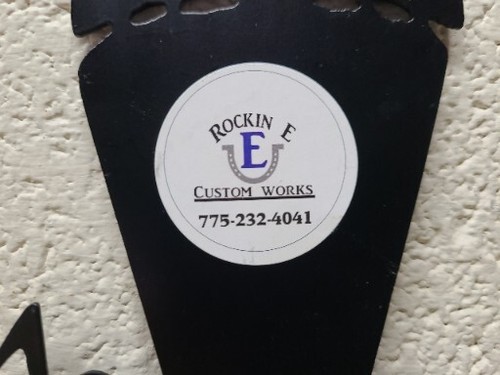 Rockin E Custom Works Powder Coated Metal Welcome train sign - 24 L X 15 H Item image 5