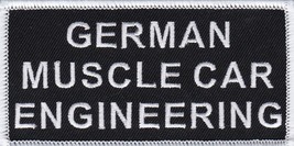 German Engineering SEW/IRON Patch Porsche Embroidered Mercedes Audi Volkswagen - £10.38 GBP