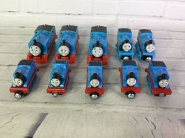 Thomas the Train HUGE Lot of 10 Talking Engine Tank Mixed Wooden Railway Mattel - £40.88 GBP