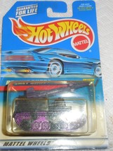 1996 Hot Wheels &quot;Rocket Shot&quot; Collector #491 Mint Black Vehicle On Sealed Card - £2.39 GBP