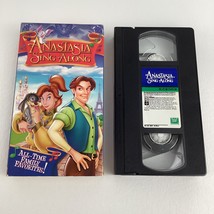 Anastasia Sing Along VHS Tape Words On Screen Family Favorites Vintage 1997 - $14.80