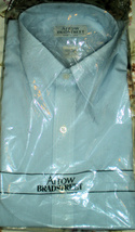 Men's Dress Shirt Short Sleeve Dress Shirt By Arrow -Color Blue (15.5) - $12.00