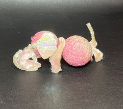 Handcrafted Vintage Pink Elephant Figurine Pipe-Cleaners Golf Ball - $222.99 MXN