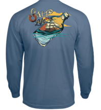 Mens Salt Life Ship in a Bottle Graphic Long Sleeve T-Shirt -2XL/XL/Larg... - £19.24 GBP