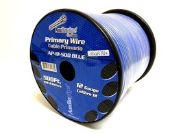 12 Gauge Car Audio Primary Wire (500ftBlue) Remote, Power/Ground Electrical - £70.45 GBP