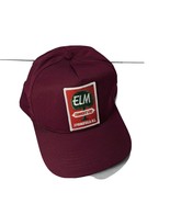 Elm Transit Co Patch Snapback Trucker Hat Cap Springfield IL Canvas Vintage - £23.56 GBP