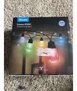 Govee RGBIC S14 LED 24ft Bulb String Lights color changing 47+ Modes L - $28.71