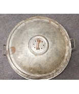 Vintage Aluminum ~ 18&quot; Diameter x 8&quot; Tall ~ Steamer w/Handles ~ Lid &amp; Ladle - $1,858.48 MXN