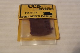 HO Scale Cannonball, CCS, Styrene, Squat Box Car Wood Ends 2 Pieces #31512 BNOS  - £9.59 GBP