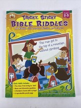Tricky, Sticky Bible Riddles (Grades 2-3) by Becky White - Christian Homeschool - £2.19 GBP