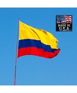 COLOMBIA 3x5 Foot Heavy Duty Super-Poly Indoor/Outdoor FLAG Banner*USA MADE - £12.50 GBP