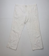 Vintage Y2K Streetwear Mens 38x30 Sheer Linen Blend Wide Leg Harem Pants... - $44.50