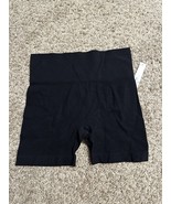 Wall Flower Insta Smooth Biker Shorts Ribbed Black Womens Size Large Str... - €7,63 EUR