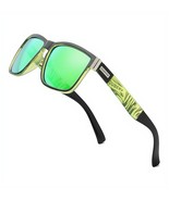 Polarized Square Sunglasses Men Women UV400 Sport Driving Shades Green M... - $16.44