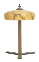 Art Deco Lamp Desk &quot; Triple Stand &quot; Brass Lamp Berlin Light - $7,127.47 MXN