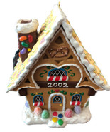2002 Hallmark GINGERBREAD COTTAGE Ornament Magic Light &amp; Fragrance House... - $19.34 CAD