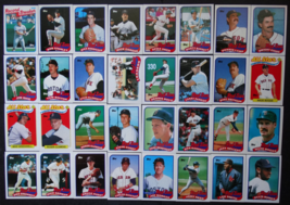 1989 Topps Boston Red Sox Team Set of 37 Baseball Cards With Traded - £4.78 GBP