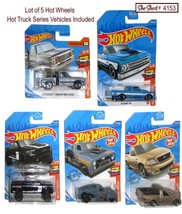 Hot Wheels Hot Trucks Ford F150, Silverado, C10, Dodge, Erikenstein Rod ... - $34.95