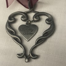 To My Sister - &quot;You&#39;re Always In My Heart&quot; 3&quot; Ornament, Metal Christmas Tree - £5.86 GBP