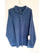 Goodfellow &amp; Co Long Sleeve Polo Shirt in Xavier Navy Size 4XB NWT 100% ... - £11.10 GBP
