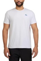 Quiksilver Mens T-Shirt White Short Sleeves Stretch Moisture Wicking Active - $32.99