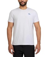Quiksilver Mens T-Shirt White Short Sleeves Stretch Moisture Wicking Active - $45.64 CAD