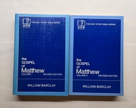 The Gospel of Matthew Volumes 1 &amp; 2 William Barclay 1975 Revised Edition PB - £17.11 GBP